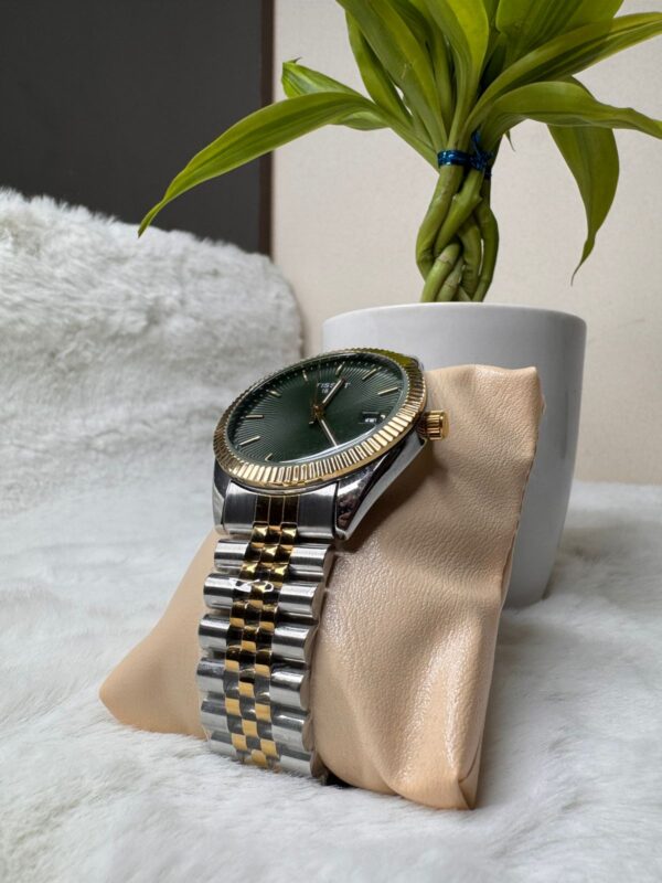 Tissot Two Tone Luxury Watch – Stainless Steel & Gold Bezel - Image 3