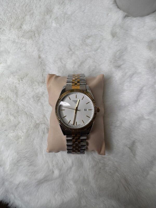Tissot 1853 Classic Two-Tone Gents Watch – White Dial - Image 7