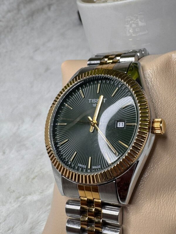 Tissot Two Tone Luxury Watch – Stainless Steel & Gold Bezel - Image 6