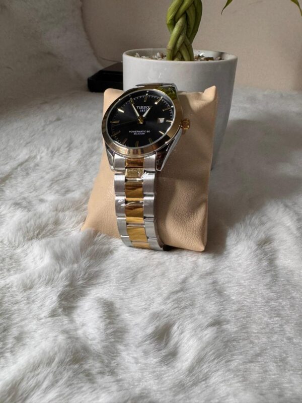 Tissot 1853 Powermatic 80 Silicium Automatic Watch- Black Dail - Image 3