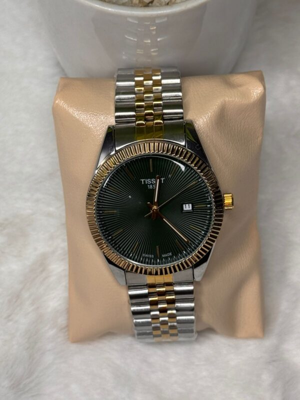 Tissot Two Tone Luxury Watch – Stainless Steel & Gold Bezel - Image 4