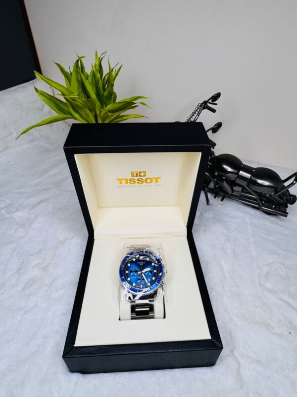 Tissot Seastar 1000 Chronograph Men's Blue Watch T1204171104100 - Image 3