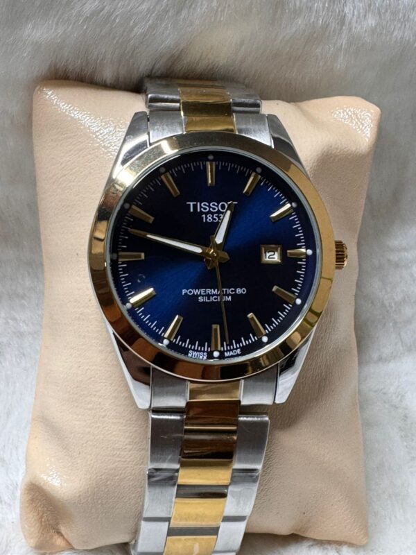 Tissot 1853 Powermatic 80 Silicium Automatic Watch – Blue Dial - Image 4