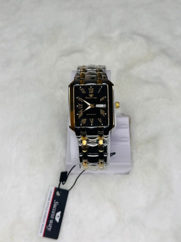 SUCCESS-WAY-CL229 Black Wrist Watch Full Calander Stainless Still