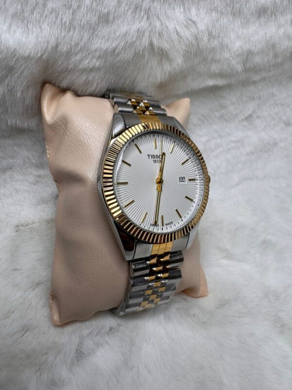 Tissot 1853 Classic Two-Tone Gents Watch – White Dial - Image 6