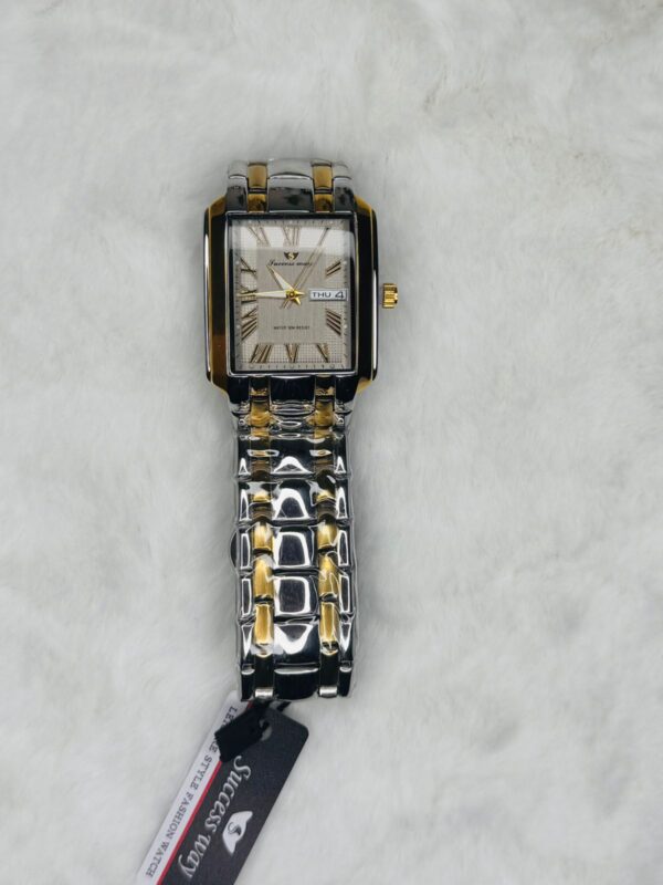 SUCCESS-WAY-CL229 Cream White  Wrist Watch Full Calander Stainless Still - Image 7