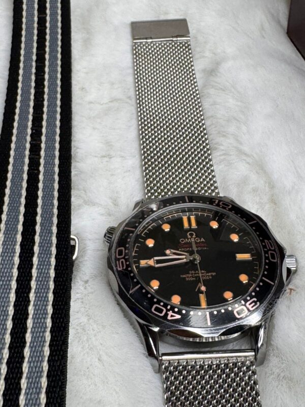 OMEGA 007 NATO STRAP FREE SWEEP MOVEMENT - Image 2