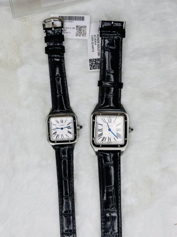 Couple Cartier Santos Premium Watch Set