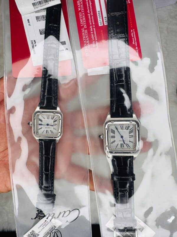 Couple Cartier Santos Premium Watch Set - Image 2