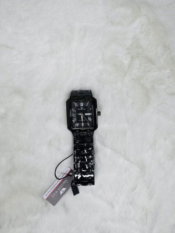 SUCCESS-WAY-CL229 Full Black  Wrist Watch Full Calander Stainless Still - Image 5