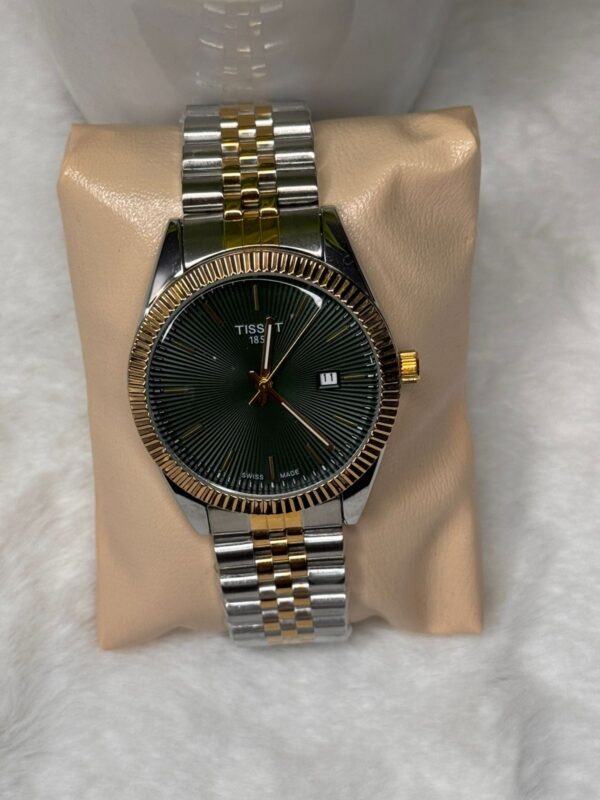 Tissot Two Tone Luxury Watch – Stainless Steel & Gold Bezel - Image 2