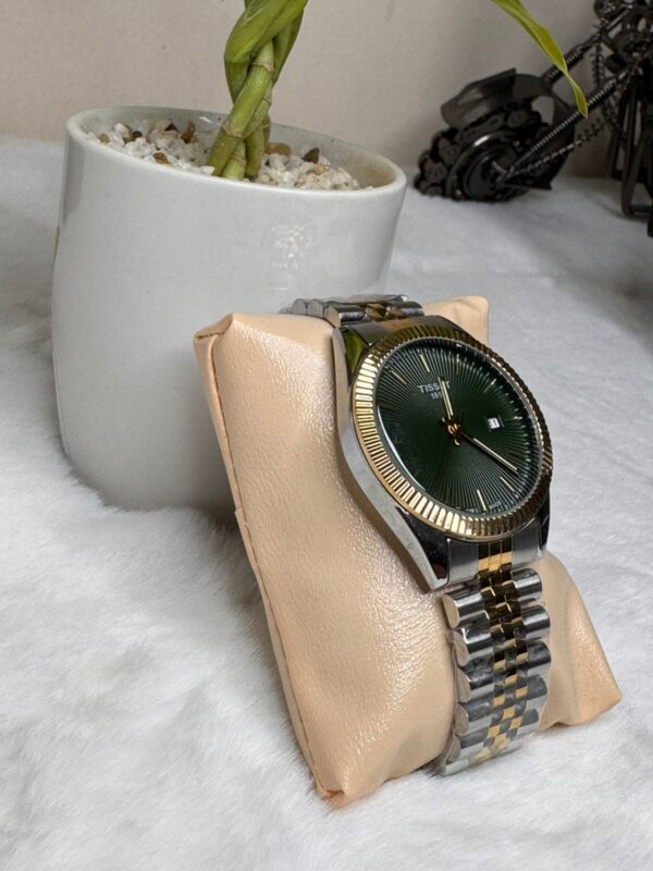 Tissot Two Tone Luxury Watch – Stainless Steel & Gold Bezel - Image 5