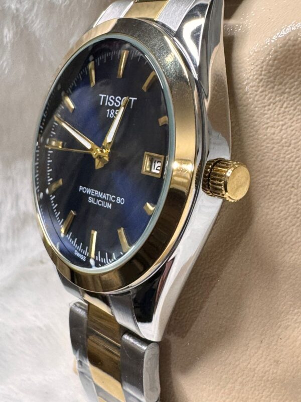 Tissot 1853 Powermatic 80 Silicium Automatic Watch – Blue Dial - Image 5