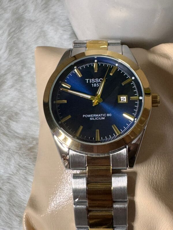 Tissot 1853 Powermatic 80 Silicium Automatic Watch – Blue Dial - Image 6