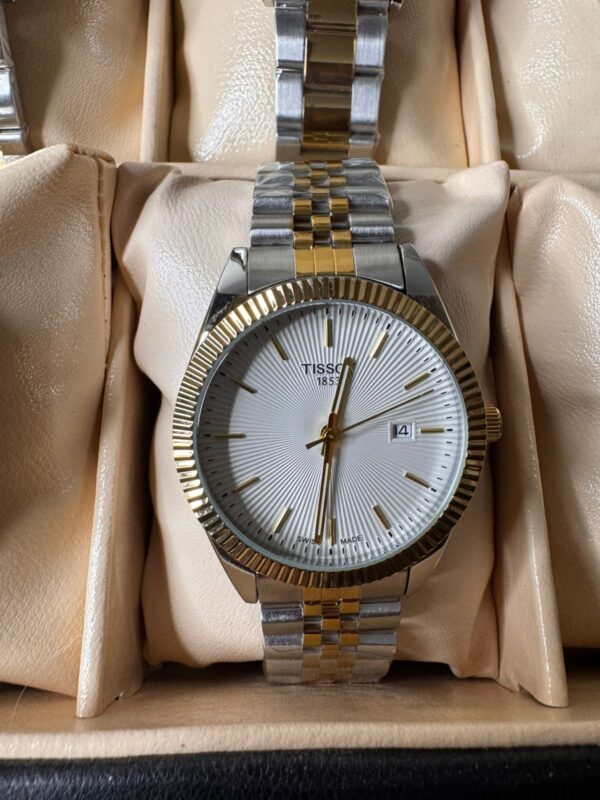Tissot 1853 Classic Two-Tone Gents Watch – White Dial