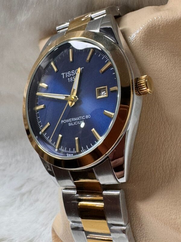 Tissot 1853 Powermatic 80 Silicium Automatic Watch – Blue Dial - Image 2