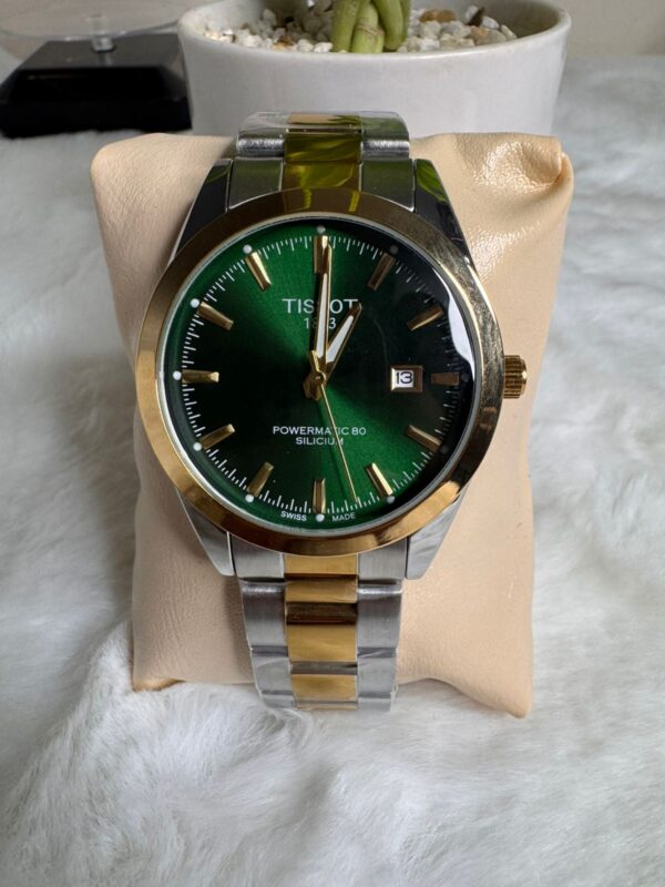 Tissot 1853 Powermatic 80 Silicium Automatic Watch- Green Dail