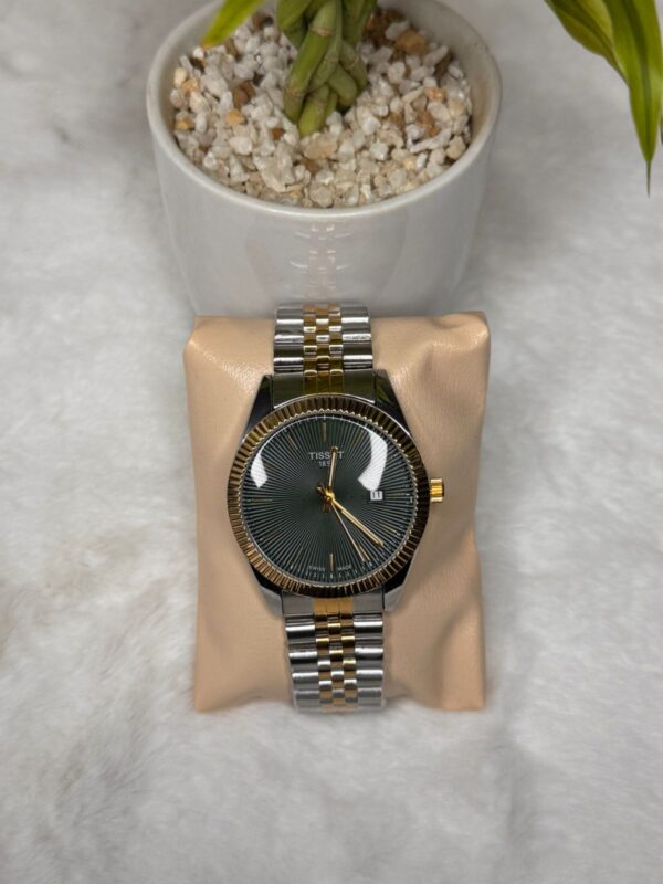 Tissot Two Tone Luxury Watch – Stainless Steel & Gold Bezel