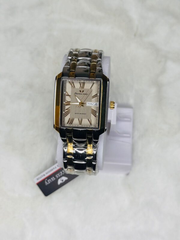 SUCCESS-WAY-CL229 Cream White  Wrist Watch Full Calander Stainless Still - Image 6