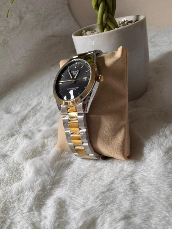 Tissot 1853 Powermatic 80 Silicium Automatic Watch- Black Dail - Image 4