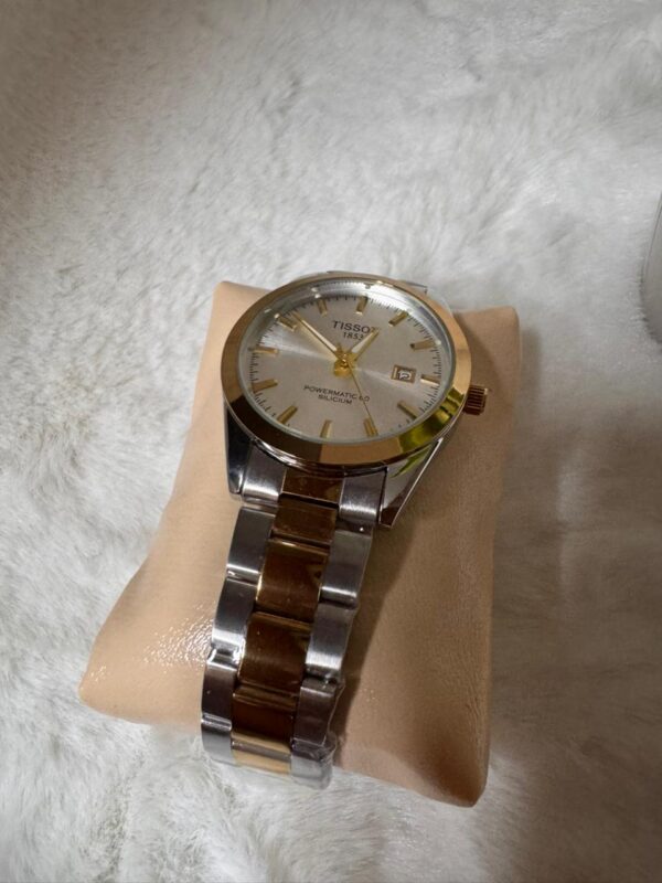 Tissot 1853 Powermatic 80 Silicium Automatic Watch –Silver white gold - Image 3