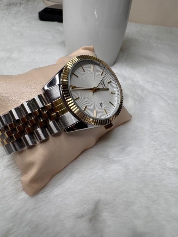 Tissot 1853 Classic Two-Tone Gents Watch – White Dial - Image 3