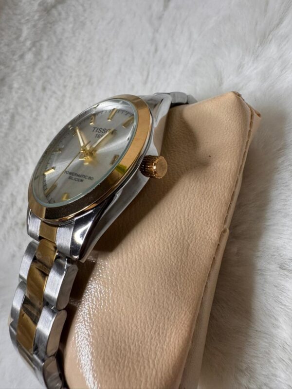 Tissot 1853 Powermatic 80 Silicium Automatic Watch –Silver white gold - Image 2